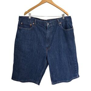 Levis Mens Denim Shorts W42 L12 Water<Less Stretch Blue Casual Wear